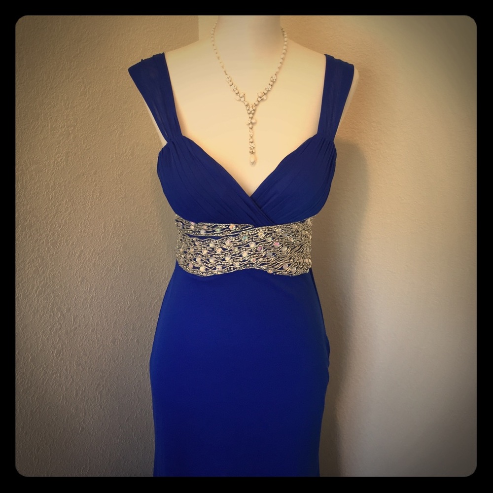 Hailey Logan by Adrianna Papell Royal blue Gown